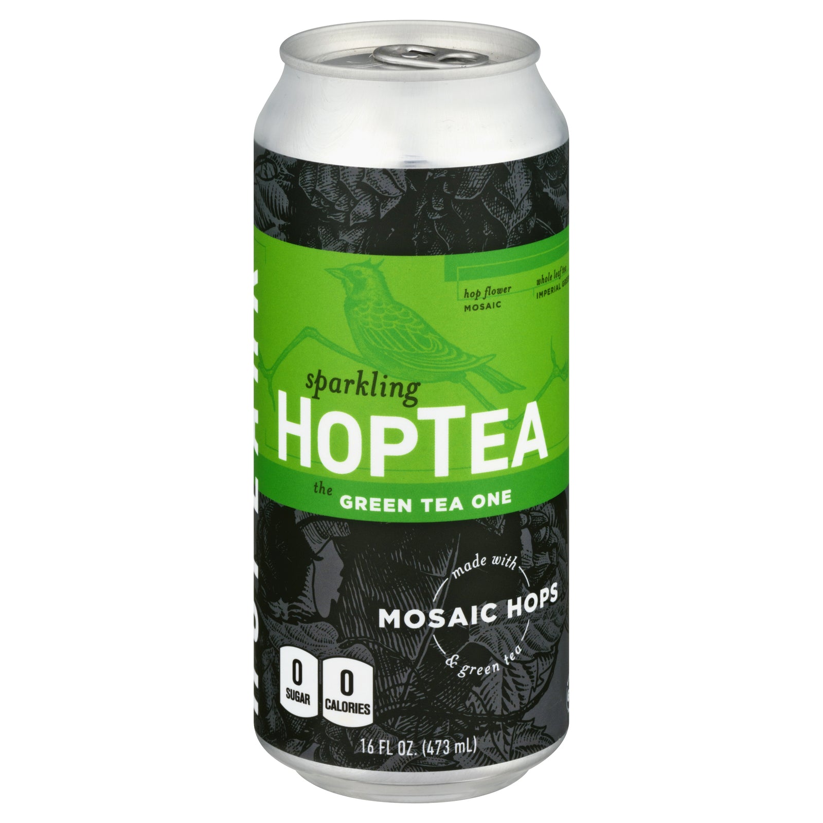 Hoplark Hoptea Green Tea Sparkling Water - 12 x 16 fl oz