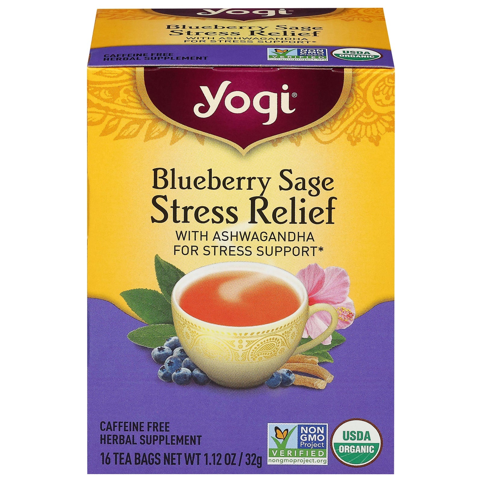 Yogi Tea Organic Blueberry Sage, 6  of 16 Tea Bags