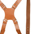 Double Camera Strap Harness- Tan Brown