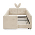 Cute Rabbit Ear Upholstered Platform Bed Frame With Safety Rail