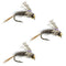 3 Pack Barrs Baetis Emerger BWO Wet Fly Fishing Flies - Hook Size 14