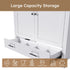 42" Bathroom Vanity Base With Doors And Drawer - White