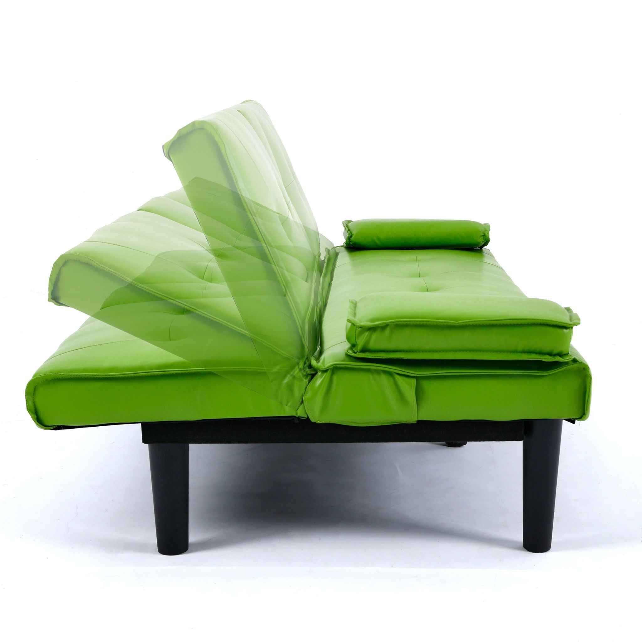 Sofa Bed With Foldable Design And Cup Holder
