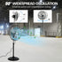 BILT HARD 20" High Velocity Oscillating Pedestal Fan: 5200 CFM, 3-Speed Industrial Stand Fan