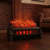 Black Insert Electric Fireplace One Heat Settings with Flame and Remote Control