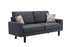 Bahamas - Minimalistic Sofa With 2 Throw Pillows
