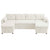 U-Shaped Sectional Sofa Bed With Storage And USB Ports