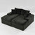 Double Chaise Lounge With Full Compressed Sponge