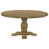 Florence Round 60-inch Wood Dining Table Rustic Honey