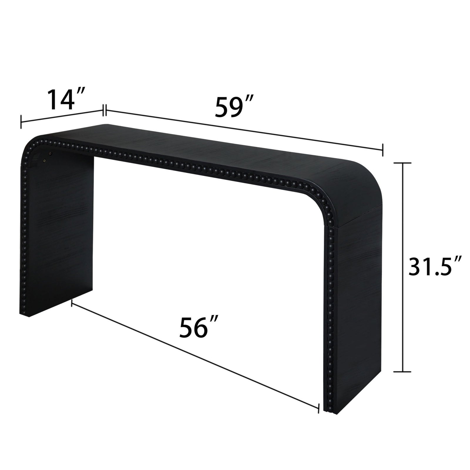 Waterfall Console Table