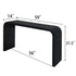Waterfall Console Table