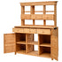 Tall Garden Potting Bench Table with Hutch - Durable Fir Wood