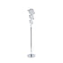 Vertical Crystal Sphere Floor Lamp // 3 Light