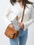 The Molina Satchel- Tan Brown