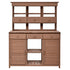 65.7" Garden Potting Bench Table with Hutch & Storage - Fir Wood