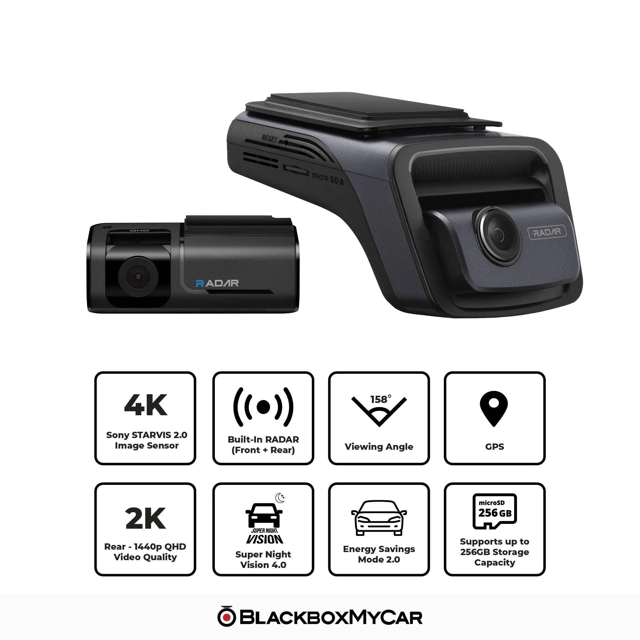 Thinkware U3000 4K UHD Dual-Channel Dash Cam