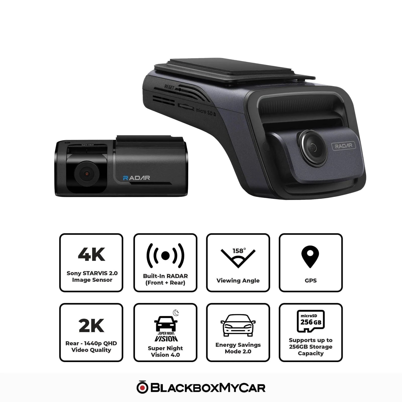 Thinkware U3000 4K UHD Dual-Channel Dash Cam