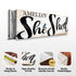 Personalized She Shed Sign VIII