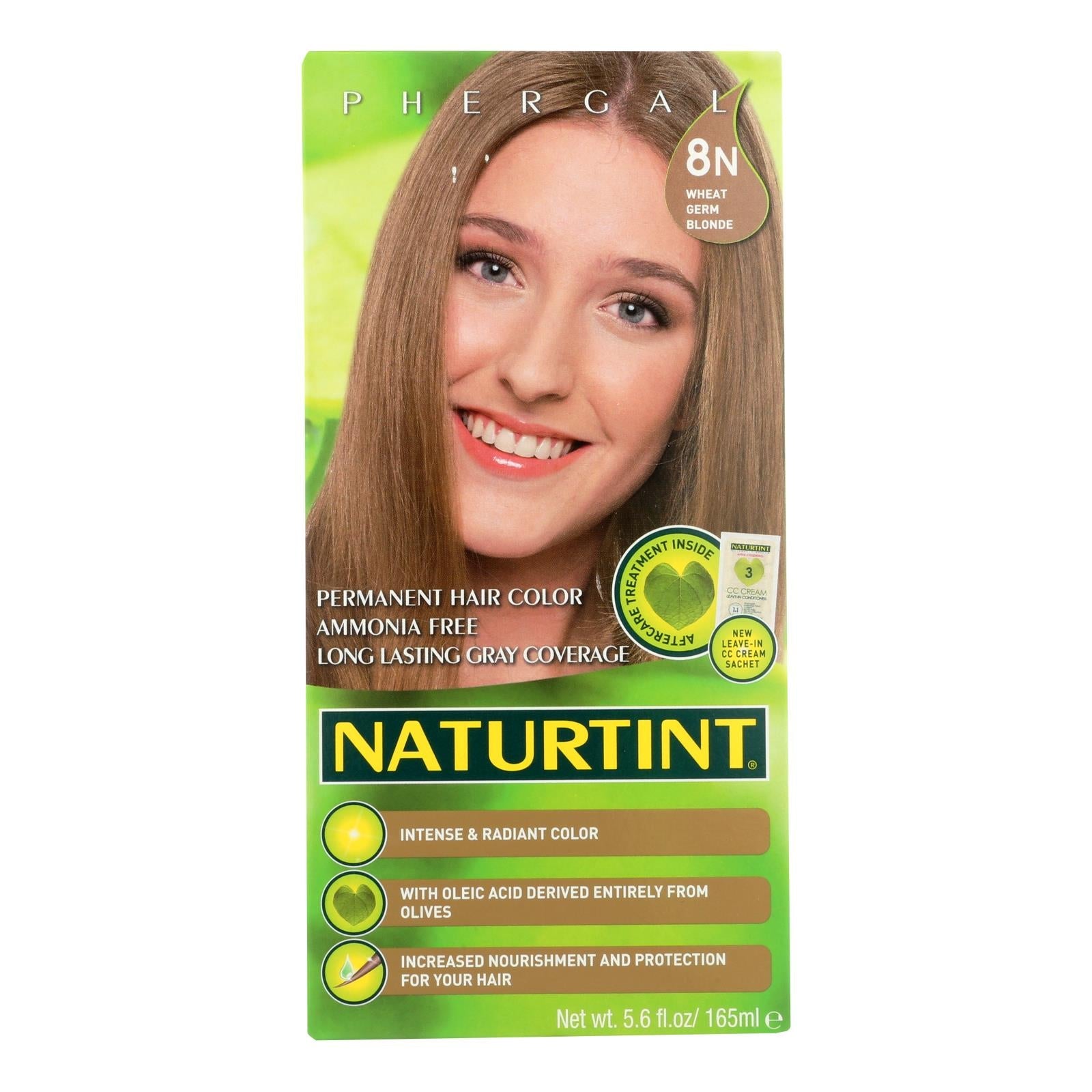 Naturtint Hair Color - Permanent - 8n - Wheat Germ Blonde - 5.28 Oz - Pack of 3