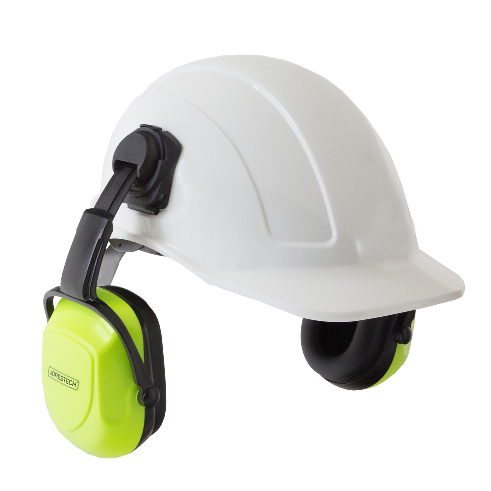 23dB NRR Noise Cancelling Hearing Protection Earmuffs for Slotted Hard Hats