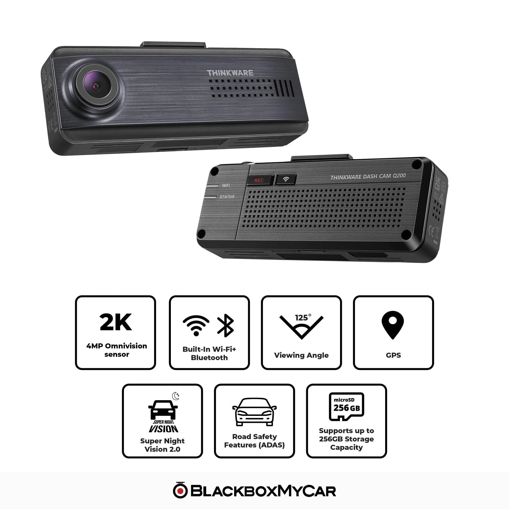 Thinkware Q200 2-Channel 2K QHD Dash Cam