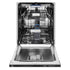 24" Dishwasher with White Matt panel, Stainless Tub, DWV-WM-24