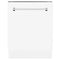 24" Dishwasher with White Matt panel, Stainless Tub, DWV-WM-24