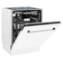 24" Dishwasher with White Matt panel, Stainless Tub, DWV-WM-24