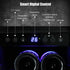 24 Inch Metal Shelves Built-in Wine Fridges Cooler Beverage Refrigerator
