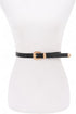 3 In 1 Faux Leather Skinnny Belt Set