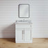 24 Inch Classic White Bathroom Vanity Sink Base