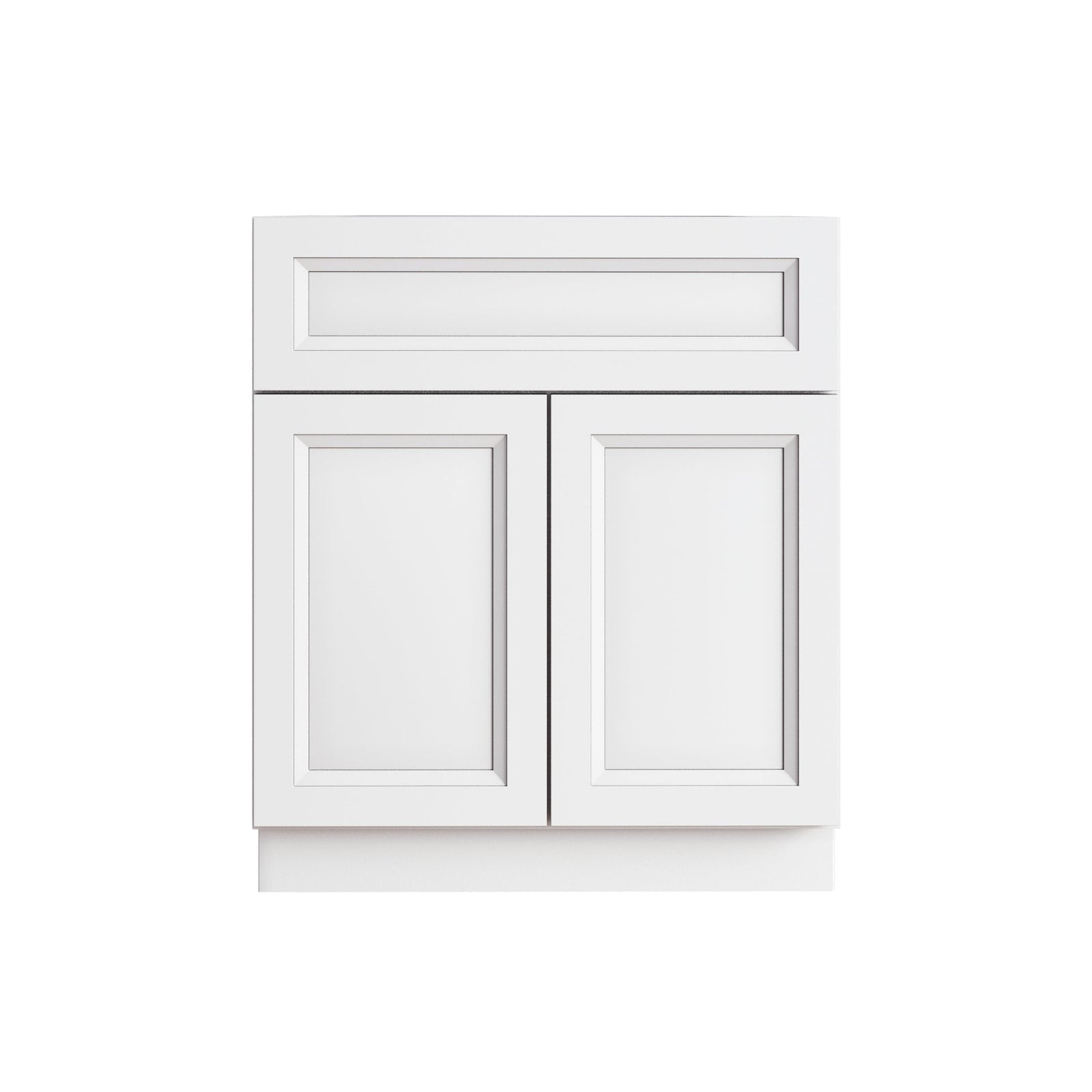24 Inch Classic White Bathroom Vanity Sink Base