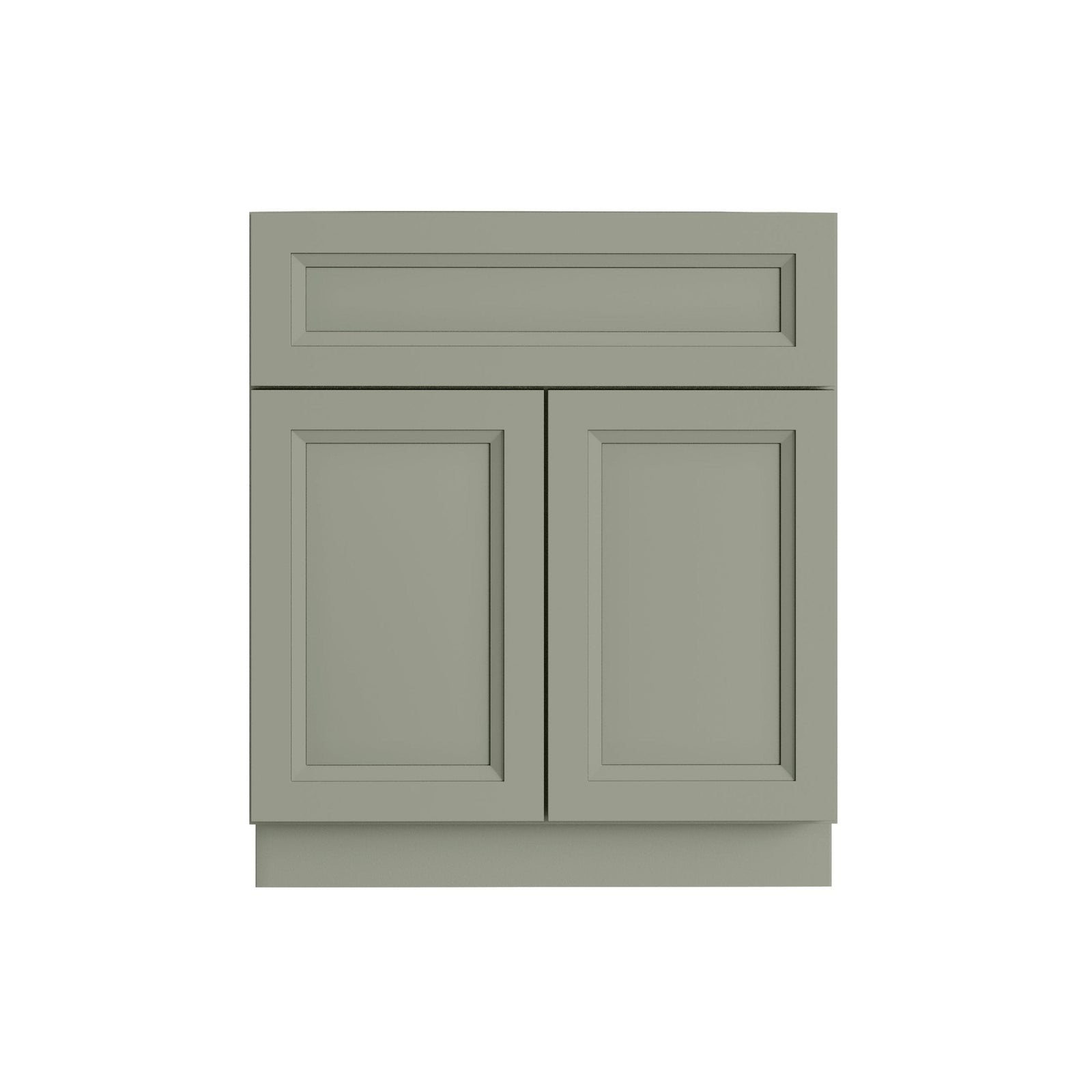 24 Inch Sage Green Bathroom Vanity Sink Base