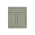 24 Inch Sage Green Bathroom Vanity Sink Base