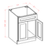 24 Inch Dove Shaker Bathroom Vanity Sink Base