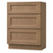 24 Inch Toffee Stained Bathroom Vanity Drawer Base