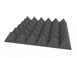 4 Inch Acoustic Foam Pyramid Style Panels - 13 Color Options