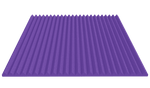 1 Inch Acoustic Foam Wedge Style Panels - 13 Color Options
