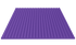 1 Inch Acoustic Foam Wedge Style Panels - 13 Color Options