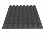 3 Inch Acoustic Foam Pyramid Style Panels - 13 Color Options