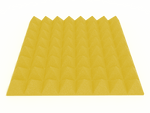 3 Inch Acoustic Foam Pyramid Style Panels - 13 Color Options