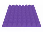 3 Inch Acoustic Foam Pyramid Style Panels - 13 Color Options