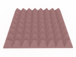 3 Inch Acoustic Foam Pyramid Style Panels - 13 Color Options