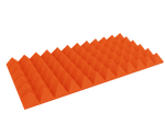 4 Inch Acoustic Foam Pyramid Style Panels - 13 Color Options