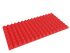 3 Inch Acoustic Foam Pyramid Style Panels - 13 Color Options