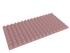 3 Inch Acoustic Foam Pyramid Style Panels - 13 Color Options