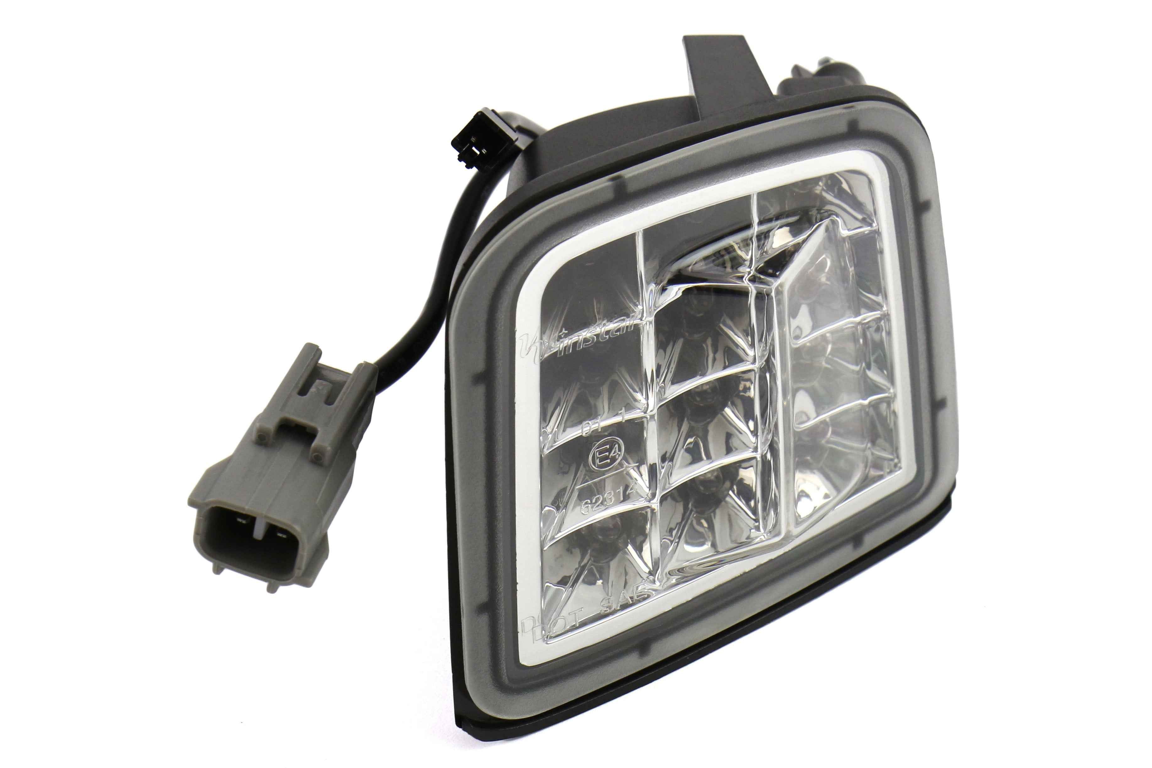 OLM USDM LED Front Turn Signal Housings - Clear Lens with Chrome Reflector - 2015-2017 Subaru WRX / STI