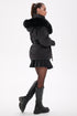Pre-Order. Re-Stock Ships November 1. Amanda Genuine Fur Trim Down Fill Coat
