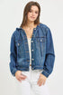 RISEN Basic Denim Jacket with Hoodie