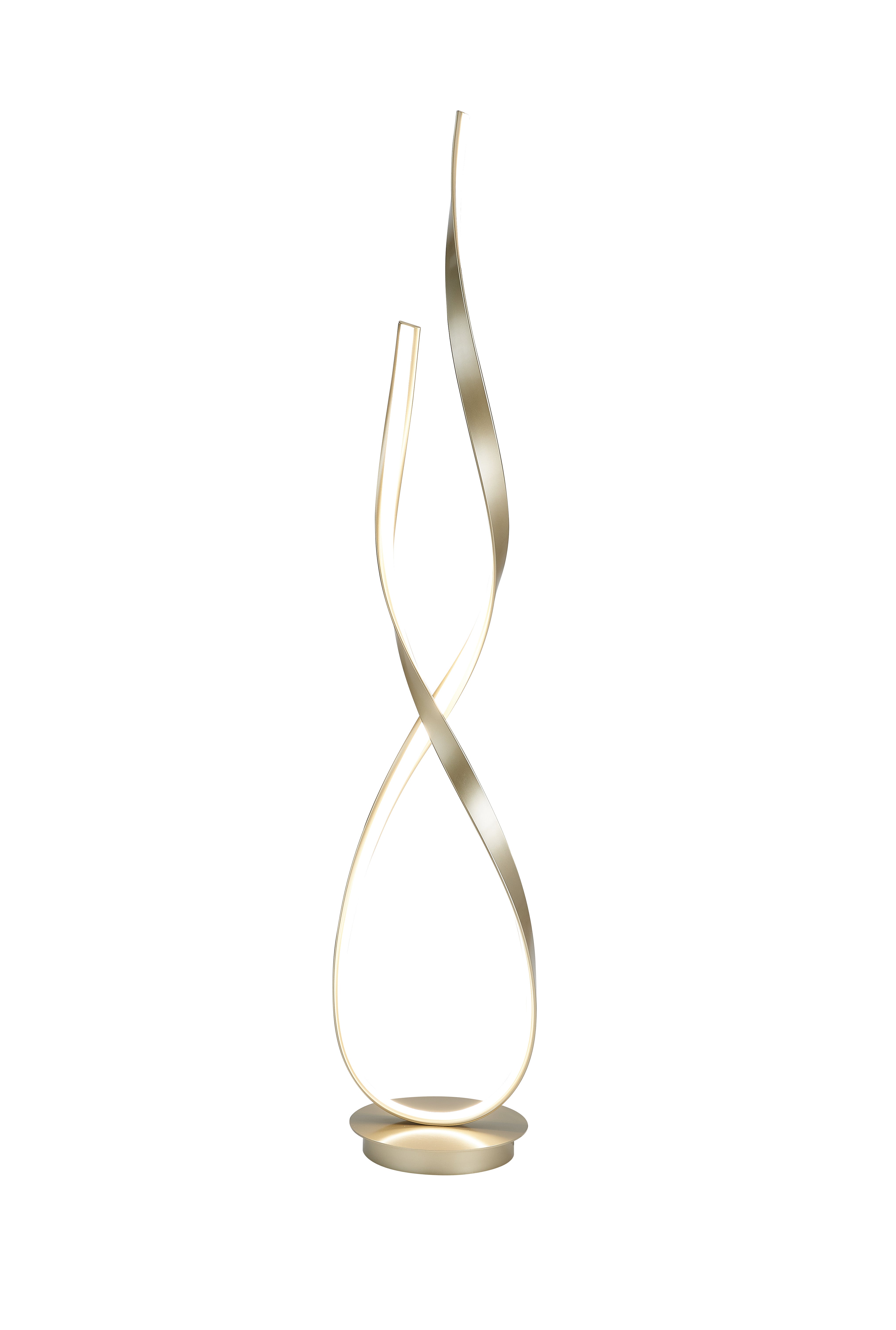 Vienna LED 55" Tall Floor Lamp // Sandy Gold